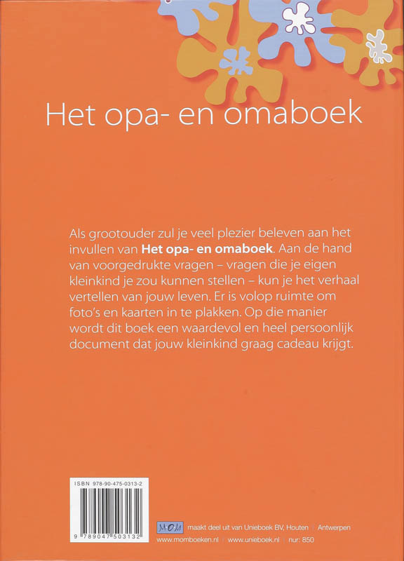 Achterkant van Het opa- en omaboek