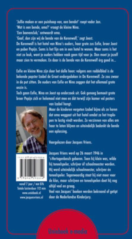 Achterkant van De redding van de zwevende oma