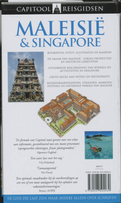 Achterkant van Maleisië & Singapore