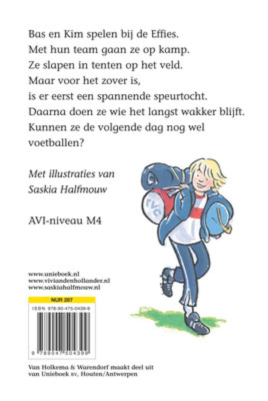 Achterkant van De Effies gaan op kamp