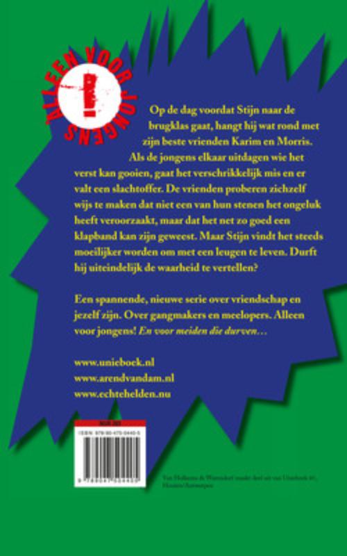Achterkant van Echte helden zwijgen niet