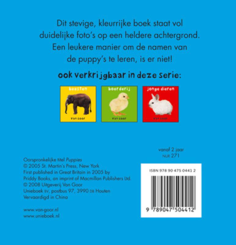 Achterkant van Puppy's