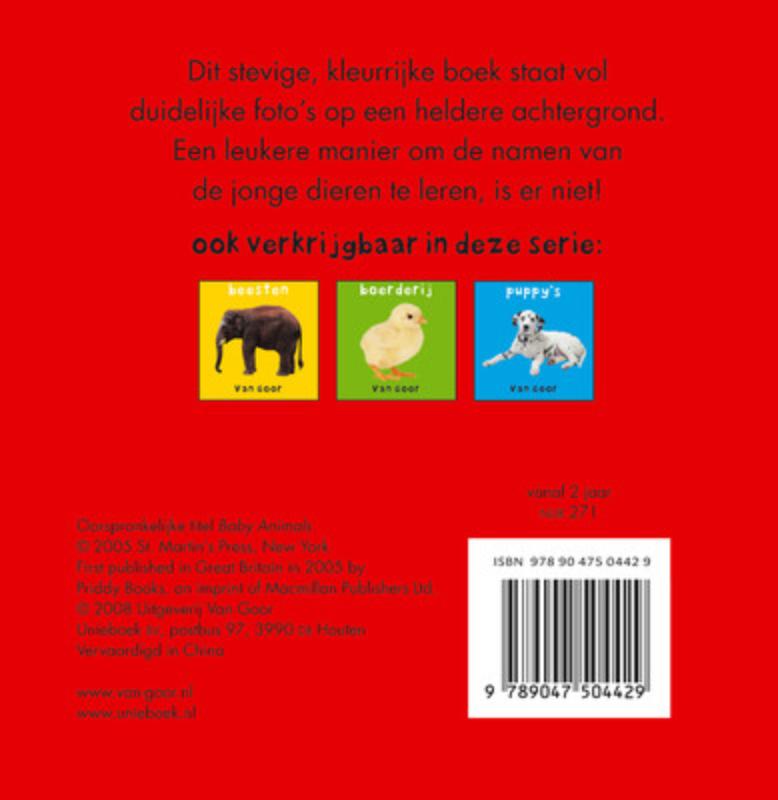 Achterkant van Jonge dieren