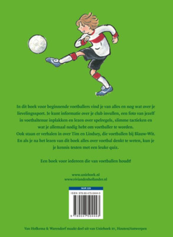Achterkant van Mijn eigen voetbalboek