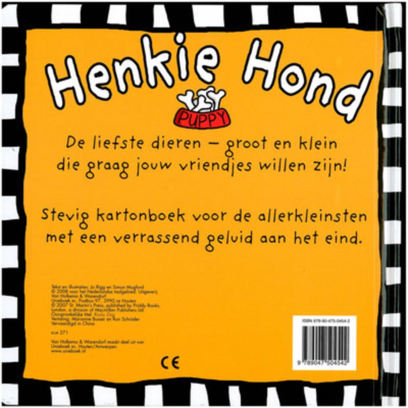 Achterkant van Henkie hond