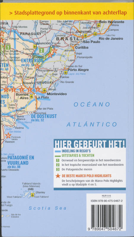 Achterkant van Argentinie