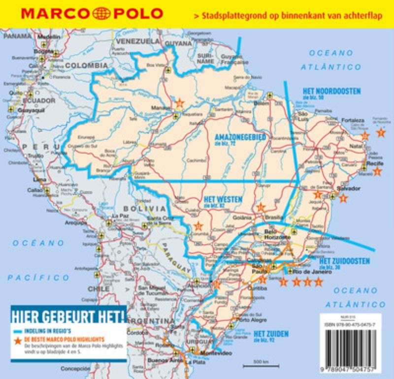 Achterkant van Brazilie