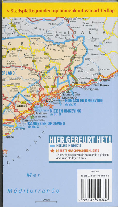 Achterkant van Cote d'Azur