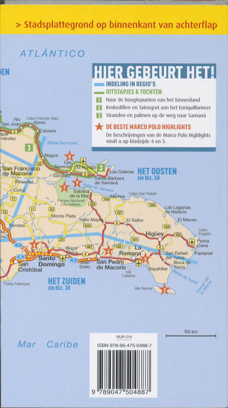 Achterkant van Dominicaanse Republiek