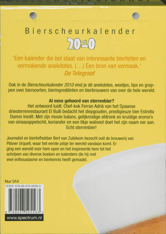 Achterkant van 2010