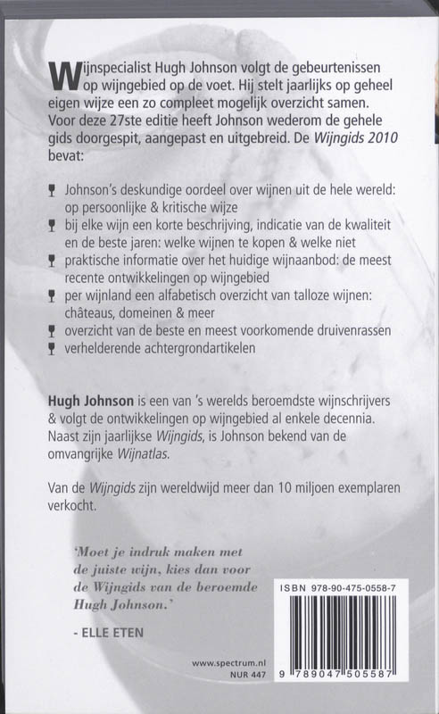 Achterkant van 2010
