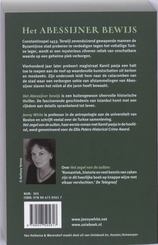 Achterkant van Het Abessijner bewijs