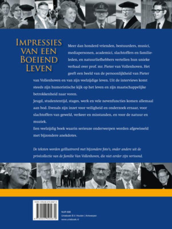 Achterkant van Impressies van een boeiend leven