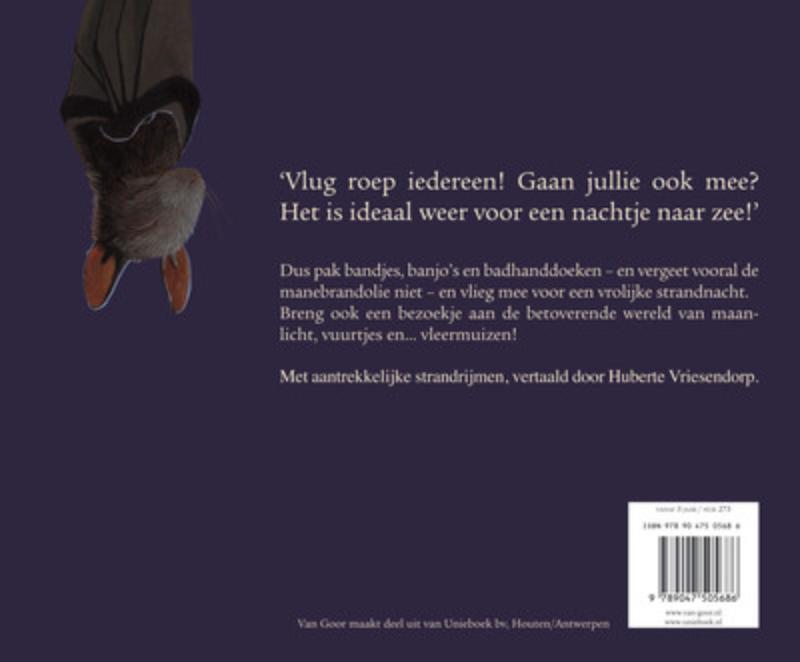 Achterkant van Nachtje naar het strand
