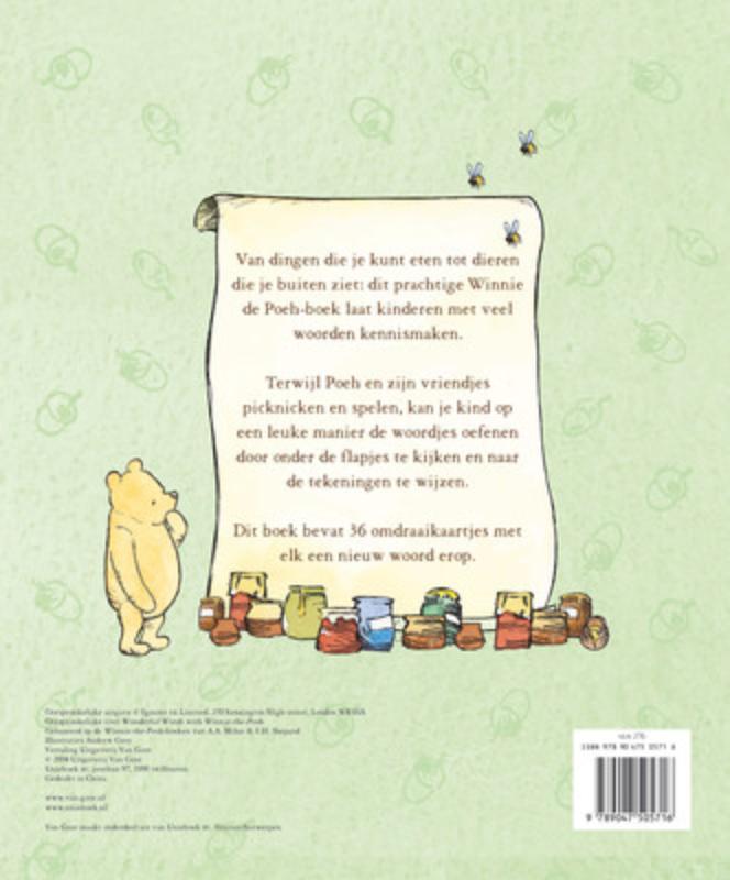 Achterkant van Eerste woorden met Winnie de Poeh