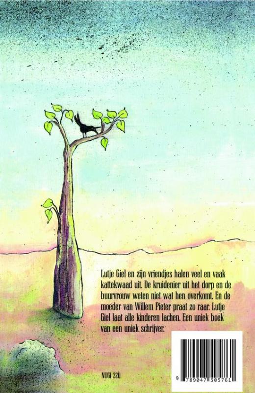 Achterkant van Lutje giel