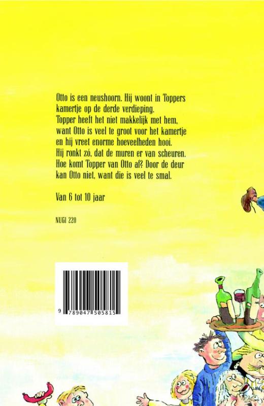Achterkant van Otto is een neushoorn