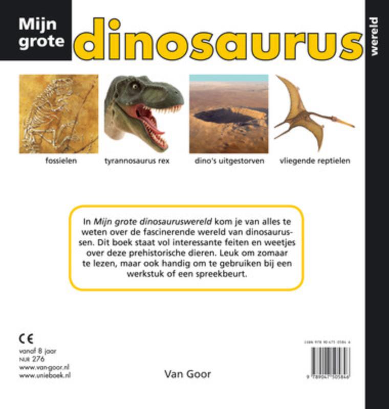 Achterkant van Mijn grote dinosauruswereld