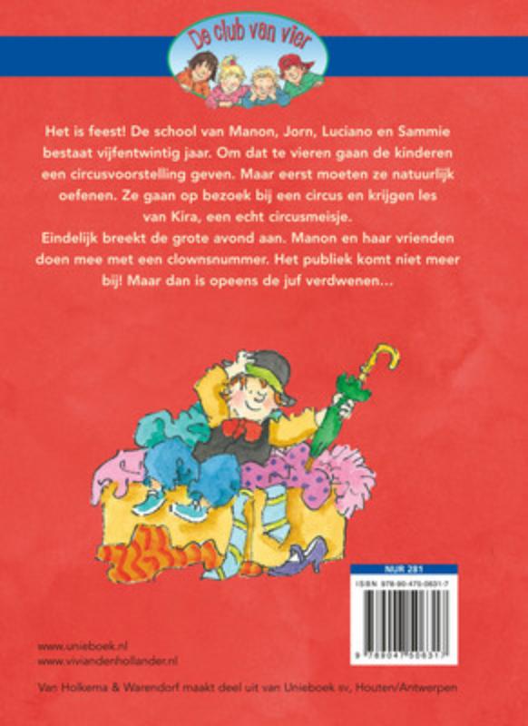 Achterkant van Feest met de klas