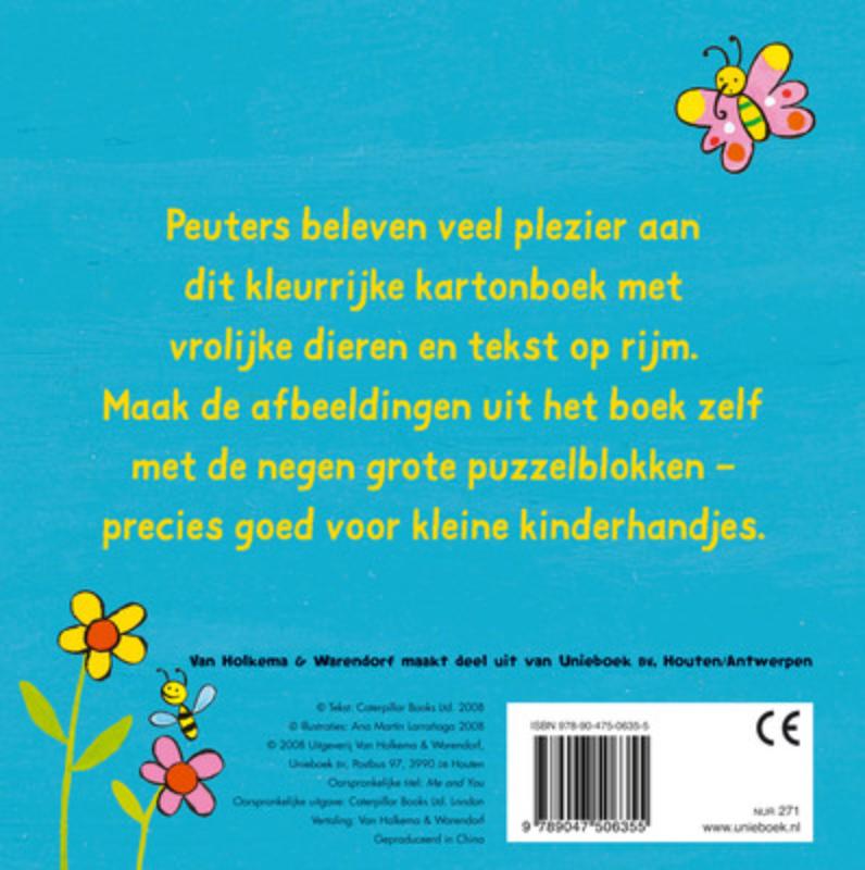 Achterkant van Groot en klein