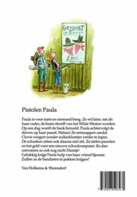 Achterkant van Pistolen Paula