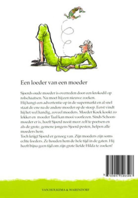 Achterkant van Een loeder van een moeder