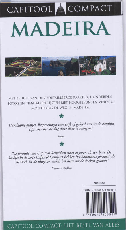 Achterkant van Madeira