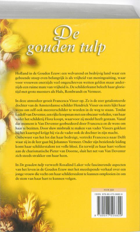 Achterkant van De gouden tulp