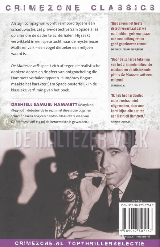 Achterkant van de Maltezer valk