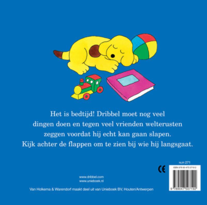 Achterkant van Slaap lekker Dribbel!