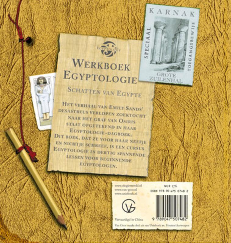 Achterkant van Werkboek Egyptologie