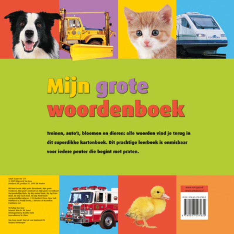 Achterkant van Mijn grote woordenboek
