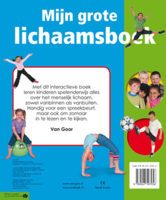 Achterkant van Mijn grote lichaamsboek