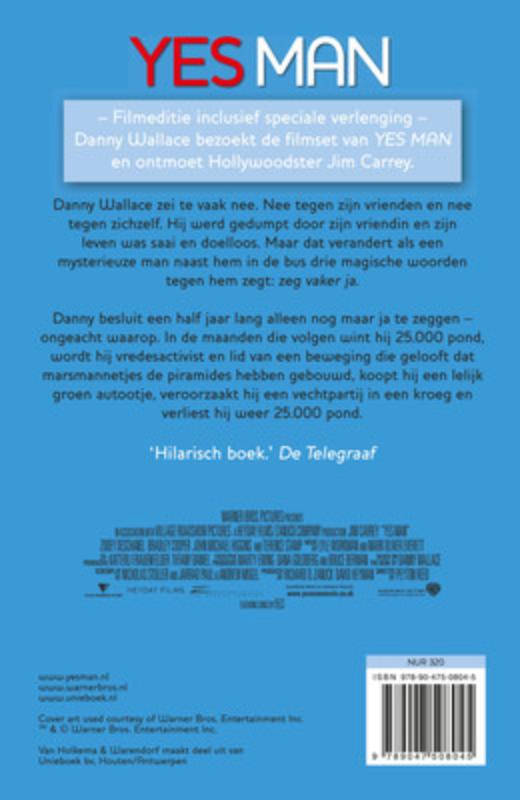 Achterkant van Yes man