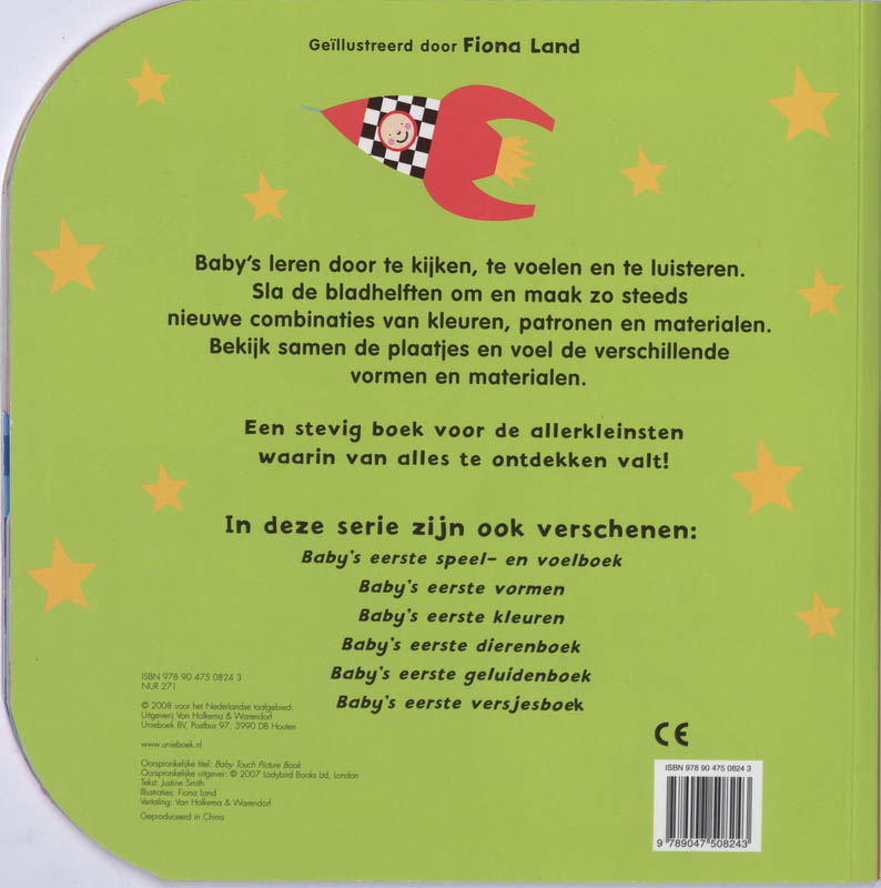 Achterkant van Baby's eerste plaatjesboek