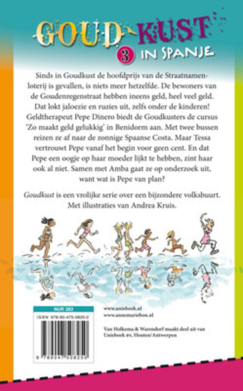 Achterkant van Goudkust in Spanje
