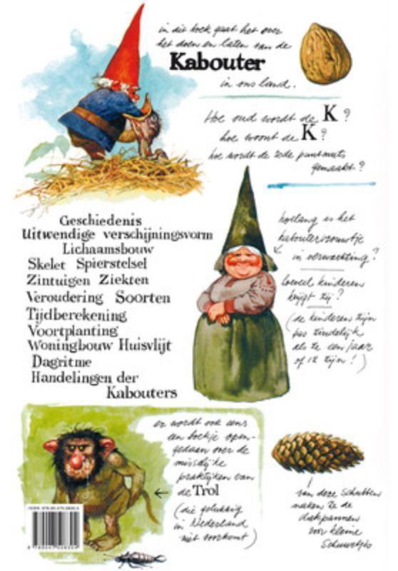 Achterkant van Leven en werken van de kabouter