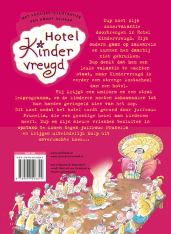 Achterkant van Hotel Kindervreugd