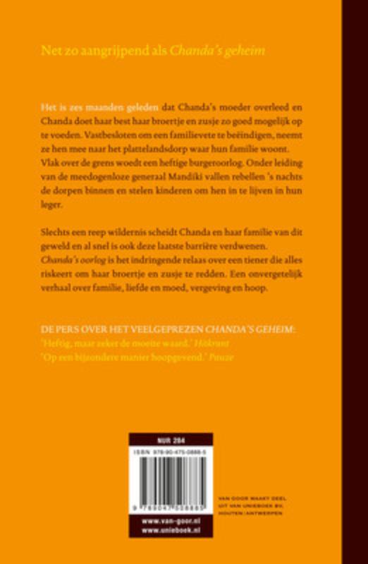 Achterkant van Chanda's oorlog
