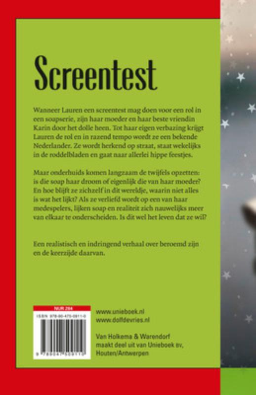 Achterkant van Screentest