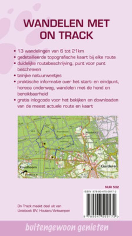 Achterkant van Veluwe Wandelroutes
