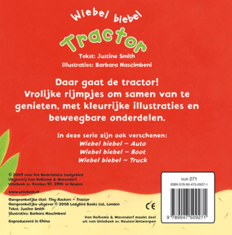 Achterkant van Wiebel Biebel Tractor