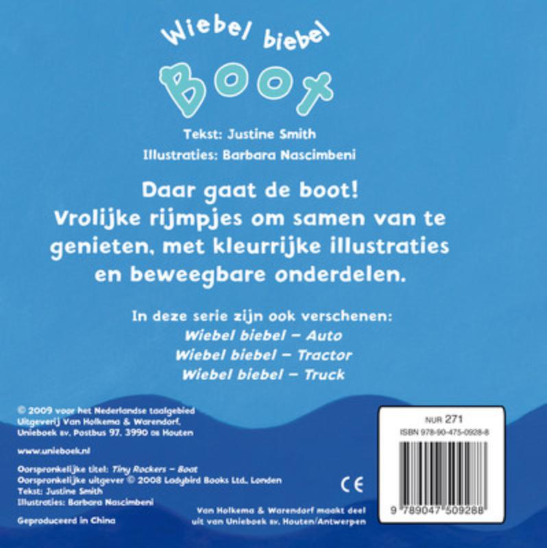 Achterkant van Wiebel Biebel Boot