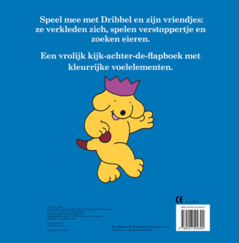 Achterkant van Speel mee met Dribbel