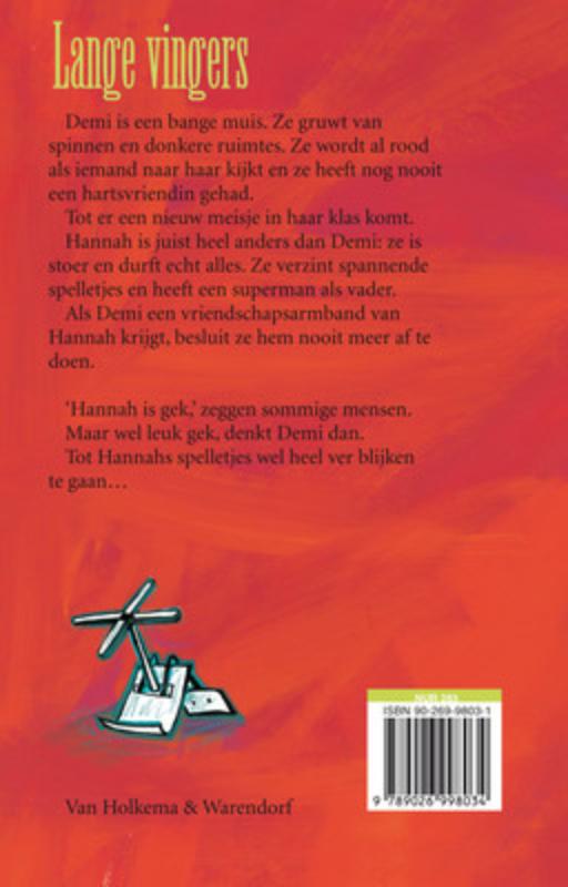 Achterkant van Lange Vingers