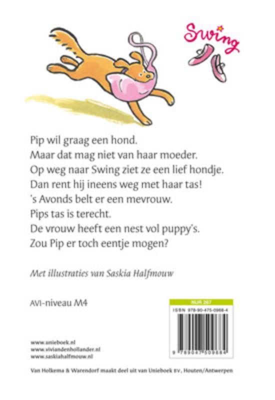 Achterkant van Pip geeft niet op
