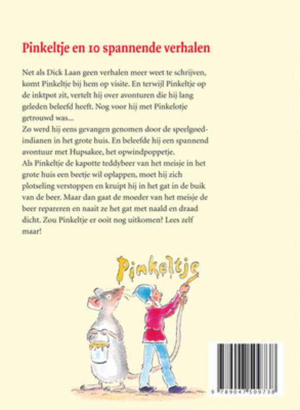 Achterkant van Pinkeltje en 10 spannende verhalen