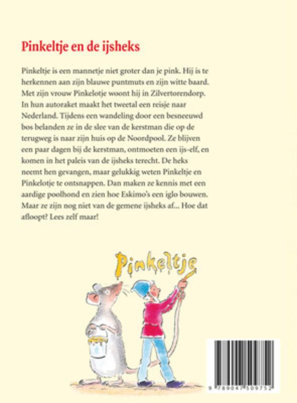 Achterkant van Pinkeltje en de ijsheks