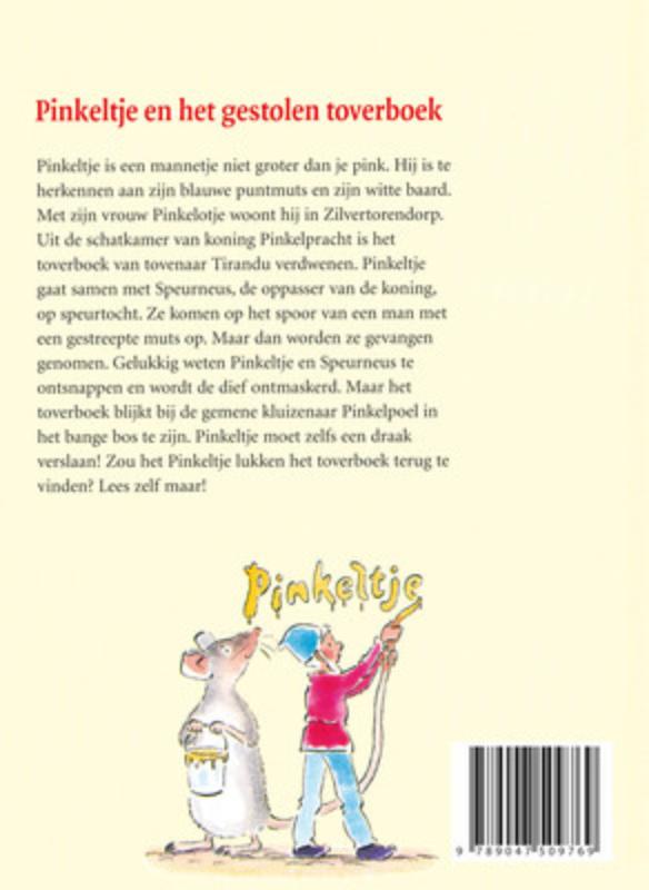 Achterkant van Pinkeltje en het gestolen toverboek