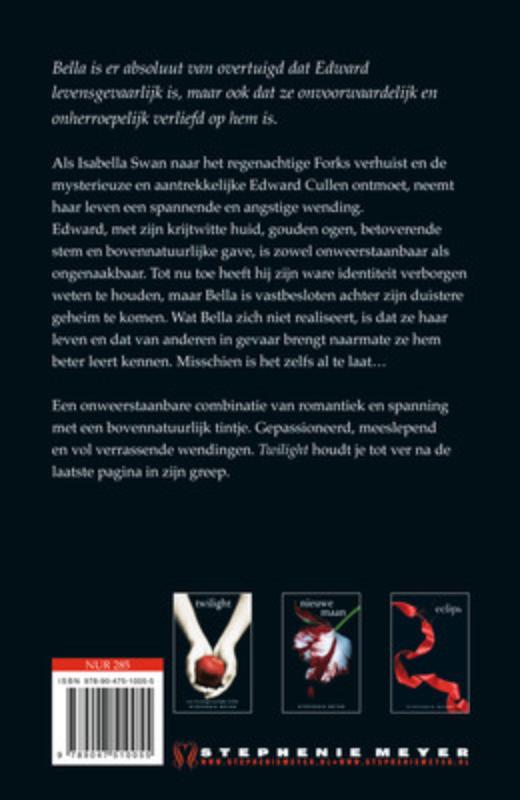 Achterkant van Twilight